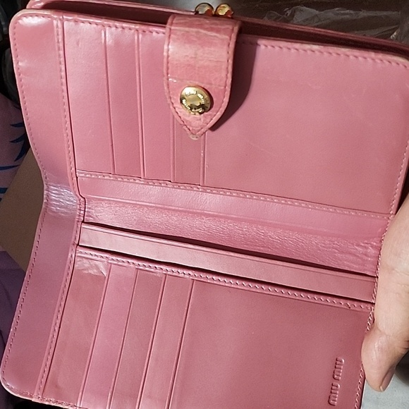 mui mui crocodile Wallet With Box Pink - Picture 10 of 12